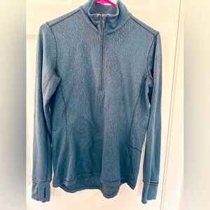 Lululemon Ready To Rulu(?) 1/2 Zip- PTP 19”- EUC